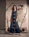 K 1204 By Naisha Vatican Discharge Printed Fancy Kurti With Bottom 